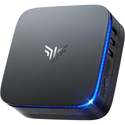 CHECARZHN--NO1-Ak1 Plus Mini Pc Alder Lake-N95(Jusqu' 3.4Ghz,15W) 16 Go Ddr4/512 Go M.2 Ssd 2.5' Ordinateur De Bureau, 4K @@60Hz Hd Dual Display, 2.4/5G Wifi, Rj45 Gigabit Ethernet, Bt4.2, Vesa Pour
