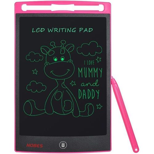CHECARZHN--NO1-Ardo Magique Jouet Fille 3 4 5 6 7 8 Ans, Lcd Tablette D'criture Dessin Enfant 8.5 Pouces Color Jeu Jouet Fille 2 3 4 5 6 Ans, Cadeau Jouet Jeux Fille 3 4 5 6 + Ans (Rose)