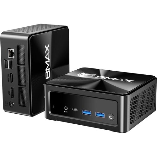 CHECARZHN--NO1-B7A Pro Mini Pc, Amd Ryzen 5 7430U (6C/12T, Jusqu 4,3Ghz), 16Go Ram Ddr4, Ssd Nvme 512Go, Mini Ordinateur De Bureau, Mini Tour Pc,Win11 Pro/4K@60Hz Triple Display/Wi-Fi 6/Bt 5.2