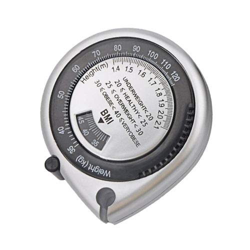 Checarzhn--No1-Bmi Mtre Ruban Bmi Calculatrice - Ruban  Mesurer Rtractable - Mtre Ruban De Taille - Mtre Ruban De Couturire - Mtre Ruban Rtractable - Mtre Ruban Pour Le Corps - Portable - Abs