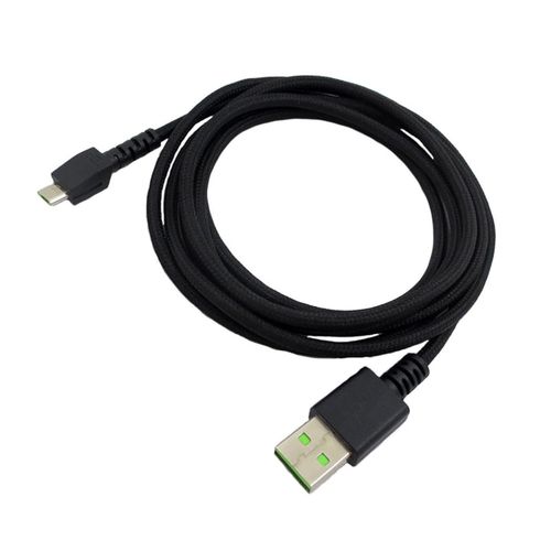 CHECARZHN--NO1-Cble Usb Charge Rapide Pour Razer Naga Pro/Deathadder V2 Pro/Viper Ultimate/Basilisk Ultimate Souris De Jeu,Cble Micro Usb De Charge De Remplacement(Noir)