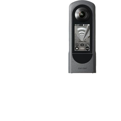 CHECARZHN--NO1-Camra 360 Degrs Theta X (2023), Image Haute Rsolution D'Environ 60M, 5,7K 360, cran Tactile, Batterie Interchangeable, Carte Mmoire Externe