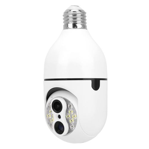 Checarzhn--No1-Camra De Lampe E27, Camra De Scurit Domestique Wifi Extrieure, Camra De Surveillance Sans Fil Alimente Par Batterie Rechargeable, Usb De Nuit, Dtection De Mouvement,