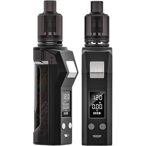 Manvap : Checarzhn--No1-Cigarette lectronique Kit Complet 20-120w 1800mah 2ml Top Refill Atom Ur 0,3ohm, E-Cigarette Vape Pen Set Pas De E-Liquide Sans Nicotine Evoke