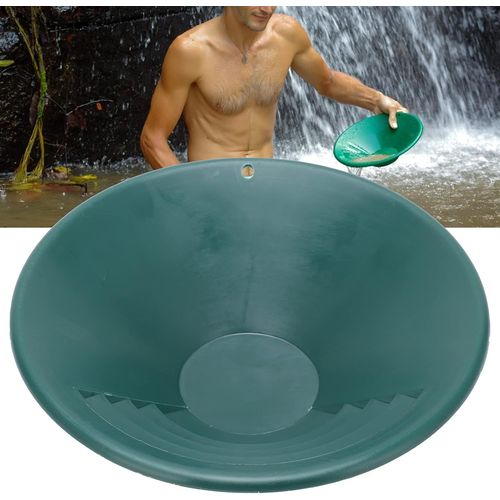 Checarzhn--No1-Classificateur D'or En Plastique Gold Pan 260mm Pan Panning Gold Panning