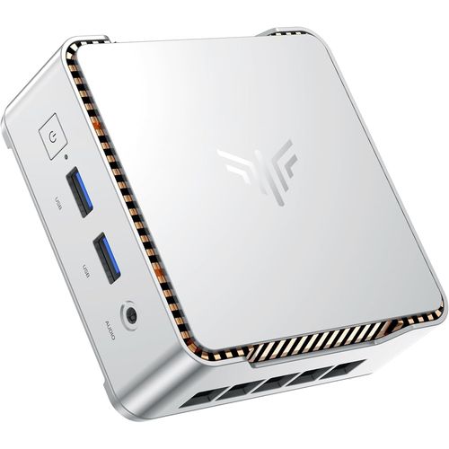 CHECARZHN--NO1-E2 Mini Pc W-11 Pro, ntel Alder Lake-N97(Jusqu' 3,60 Ghz), 16 Go Ddr4 512 Go M.2 Ssd Mini Ordinateur De Bureau, Double Wifi, Hdmi, Dp, Double cran 4K Tour Pc Avec Vesa Pour L'cole/