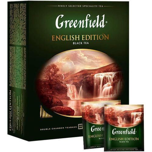 Checarzhn--No1-English Edition ?Lassic Collection Th Noir Finement Slectionn 100 Sachets De Th  Double Chambre Avec tiquettes Dans Des Sachets En Aluminium