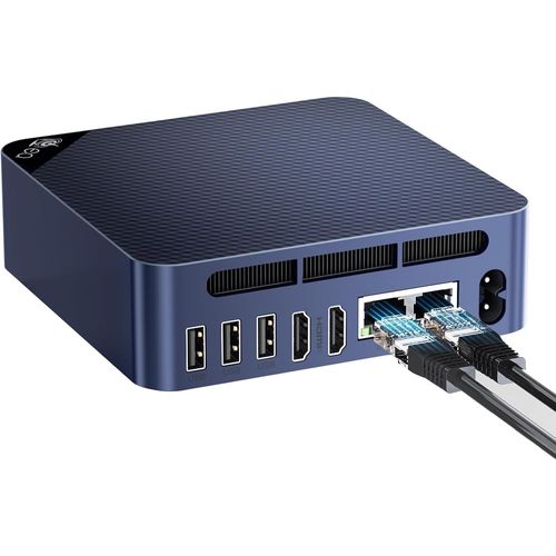 CHECARZHN--NO1-Eq14 Soft Router Mini Pc, Intel Processor Twin Lake-N150 (Up To 3.6Ghz) Wi-11 Pro, 16Gb Ddr4 Ram 500Gb Ssd, Dual Hdmi//Usb3.2/Type-C/Wifi6/Bt 5.2