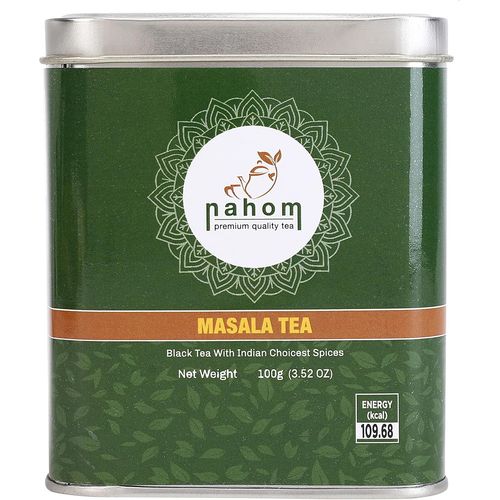 Checarzhn--No1-Feuilles Mobiles De Th Masala Chai De L'inde | 50 Tasses, Mlange De Th Noir, Cannelle, Cardamome, Poivre Noir | Th Masala pic | Chai Latte Adapt 3,53 Oz/ 100 Grammes