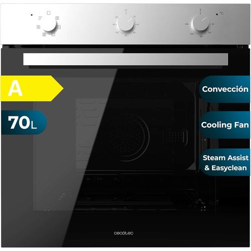CHECARZHN--NO1-Four Intgrable Multifonctions Bolero Hexa M236000 Inox Time A.Four Multifonctions Capacit De 70 L, 6 Fonctions, Classe A, 2800 W