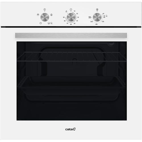 CHECARZHN--NO1-Four Statique Ses 6204 Wh Avec 4 Fonctions Programmateur De Cuisson Mcanique Avec Capacit 66 L Largeur 60 Cm Blanc