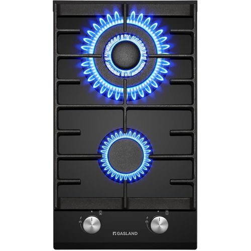 CHECARZHN--NO1-Gh2302Bg1Fc Plaque De Cuisson  Gaz En Verre, 2 Feux, Cuisinire  Gaz Butane Avec Brleur Wok, Plaque De Cuisson Encastrable, 30 Cm En Verre Noir, Puissance 5200W, Compatible Lpg/Gaz