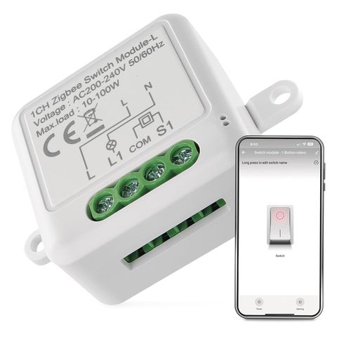 CHECARZHN--NO1-Gosmart - Module D'Interrupteur Smart Home Avec Application