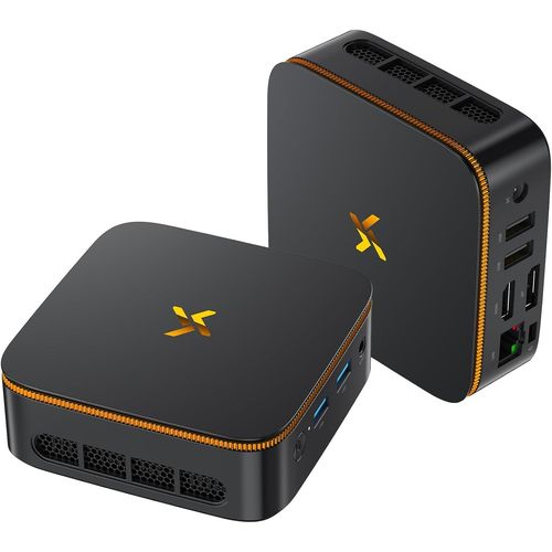 CHECARZHN--NO1-H50 Mini Pc W-11 Pro, Intel Twin Lake N150 (M  Niveau N100/N97), 16 Go Ram 512 Go Ssd Mini Ordinateur De Bureau,4K@60Hz Uhd, Wifi 6, Bt 5.2,Usb/Hdmi/Dp Pour L'cole/Bureau