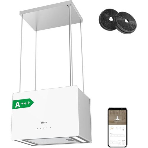 CHECARZHN--NO1-Hotte Aspirante D'Ilot Classe A+++ 48 Cm 700 M/H - Hotte Suspendue Commande Tactile Et Wifi