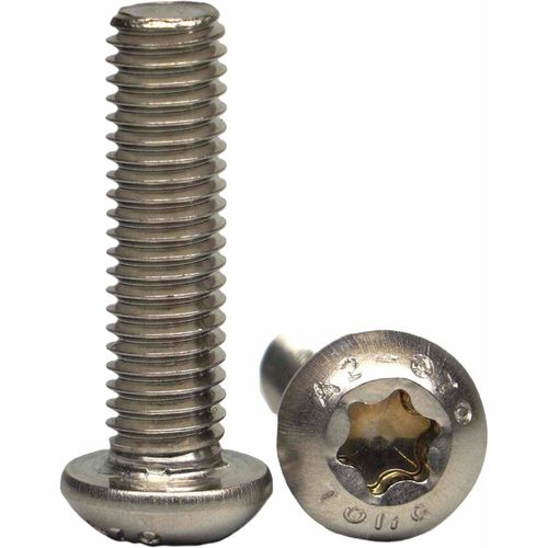 Checarzhn--No1-Lot De 100 Vis  Tte Bombe M4 X 55 Avec Six Pans Creux (Tx), En Acier Inoxydable A2 V2a, Inoxydables - Iso 7380-1