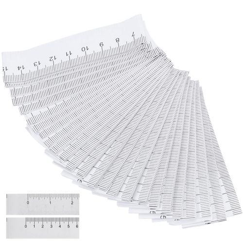 Checarzhn--No1-Lot De 700 Mtres  Ruban En Papier De 1 M De Long Pour Le Corps - Jetables - Mtre Ruban En Papier - Rgle De Mesure En Papier - Prcision D'un Ct Pour Bb