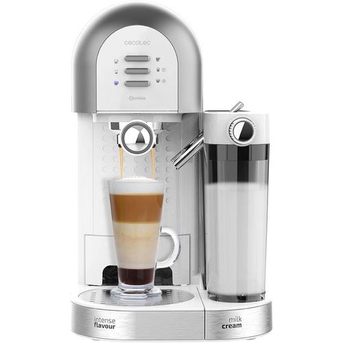 CHECARZHN--NO1-Machine  Caf Semi-Automatique Power Instant-Ccino 20 Chic Serie Bianca. 1470 W, 20 Bars Et Thermoblock, Elle Convient Pour Caf Moulu Et En Dosettes, Rservoir 1,7 L