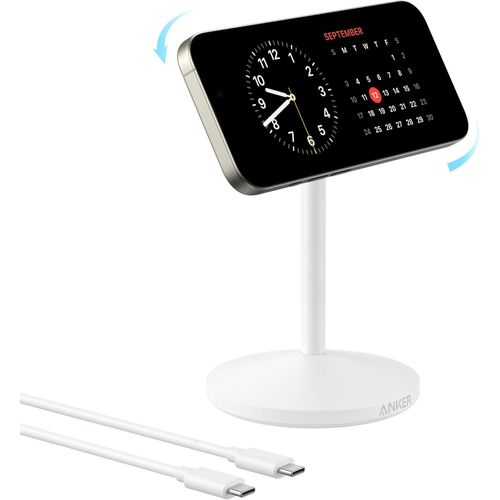 CHECARZHN--NO1-Maggo Station Chargeur Induction Iphone, Support Induction Rapide 15W Compatible Magsafe,Cble Usb-C,Certification Qi2,Chargeur Magntique,Pour Sries Iphone16 Et Airpods (Adaptateur Non Inc