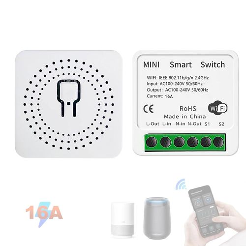 Checarzhn--No1-Mini Interrupteurs Sans Fil  Tlcommande Pour Domotique, Interrupteur De Lumire  Tlcommande Rf Avec Minuterie Et Capteur De Mouvement