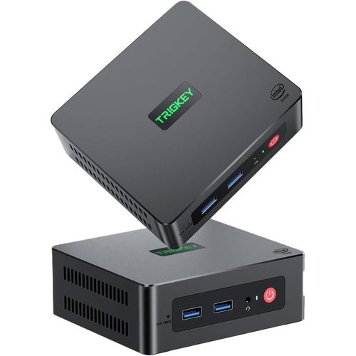 CHECARZHN--NO1-Mini Ordinateur Intel Alder Lake Key N N-95 4C/4T Mini Pc, Jusqu 3,4 Ghz, 8 Go Ddr4 256 Go Ssd, Double Hdmi, Wifi 5, Bluetooth 5.0