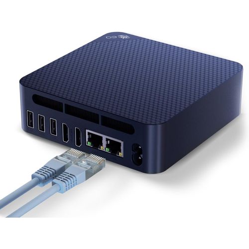 CHECARZHN--NO1-Mini Pc, Eq14 Intel Twin Lake N150 Prozessor(Jusqu' 3.6Ghz),16Gb Ddr4 Ram 500Gb Pcie3.0 Ssd,Dual 2.5G Lan/Dual Hdmi/Wifi6/Bt5.2,Low Power Mini Desktop Computer