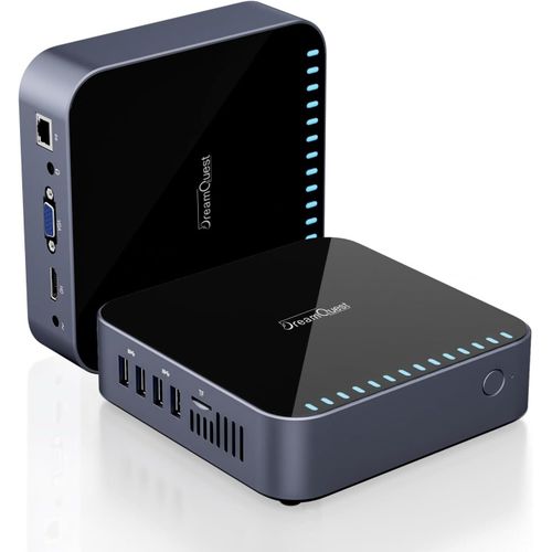 CHECARZHN--NO1-Mini Pc Intel Alder Lake N95 (Jusqu' 3,4 Ghz) 16 Go De Ram 512 Go M.2 Ssd,Mini Ordinateur De Bureau Usb3.2/Bt5.0/Wifi 5/4K Hdmi Convient Pour Le Bureau D'Affaires
