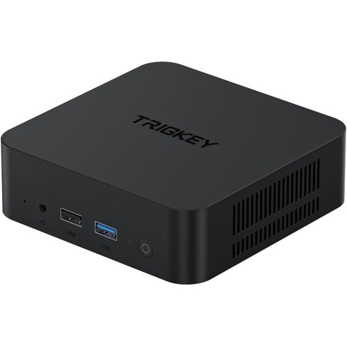 CHECARZHN--NO1-Mini Pc, Key-N100(4C/4T, Jusqu' 3.4Ghz), 16 Go Ddr4 500 Go Ssd, Mini Ordinateur De Bureau Supportant 2 * 1000M Lan, 2*Hdmi Output, Wifi-5, Bt5.0, Wake-On-Lan, Auto Power On Mini Ordin