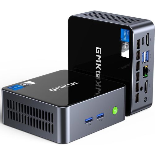 CHECARZHN--NO1-Mini-Pc, M2 Pro Intel Core I7-1195G7 (Turbo 5,0 Ghz) 16Go Ddr4 1To Ssd, Mini Ordinateur De Bureau Wifi 6, Triple Affichage 4K, Usb3.2, Bt 5.2, Dp, Hdmi, Rj45 2.5G