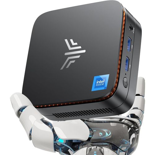 CHECARZHN--NO1-Mini Pc ntel Alder Lake-N97(Jusqu' 3,6 Ghz) 16 Go Ddr4 1To Ssd E1 Mini Ordinateur De Bureau Dual Display 4K@60Hz Uhd Hdmi 2.0+Dp 1.4/Gigabit Ethernet/2.4+5G Wifi/Bt4.2 Tour Pc