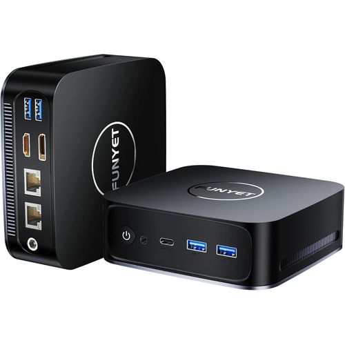 CHECARZHN--NO1-Mini Pc Win 11 Pro, Alder Lake-N95(Jusqu' 3,4 Ghz) 16 Go Ddr4 512 Go M.2 Ssd, Mini Ordinateur De Bureau 4K@60Hz Hd Dual Display, 2.4/5G Wifi, Rj45 Gigabit Ethernet