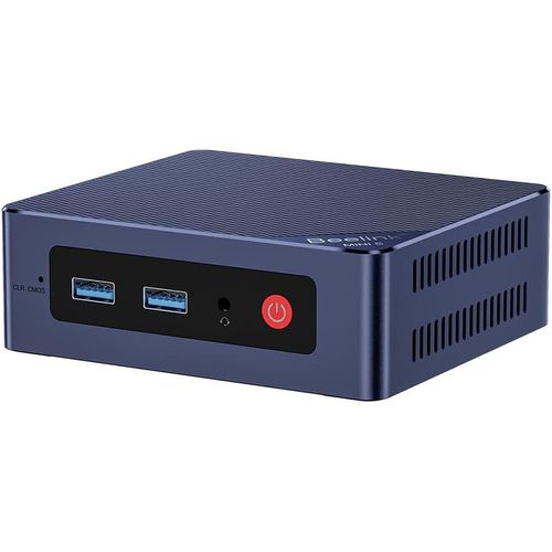 CHECARZHN--NO1-Mini S12 Mini Pc, Mini Ordinateur De Bureau Avec Alder Lake-N N95, 16 Go So-Dimm Ddr4 + 500 Go M.2 2280 Sata3 Ssd, Wifi5, Double Hdmi, Double cran, 1000 Mbps, Bt 4.2