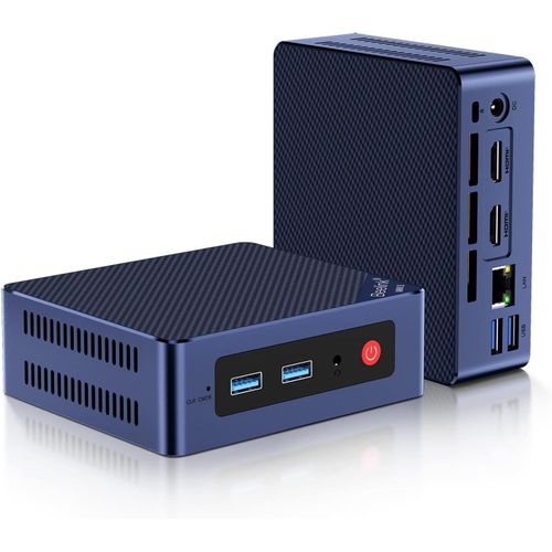 CHECARZHN--NO1-Mini S13 Office Mini Pc, Intel Twin Lake N150 Processor. 16Gb Ddr4 500G Ssd, Dual Hdmi(( 4K 60Hz)*2/ Wifi 6, Bt5.2/Usb3.2 /Lan 1000M, Mini Desktop Computer