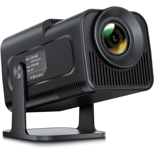 CHECARZHN--NO1-Mini Vidoprojecteur 4K Compatible Android 11, Smart Projector 5G Wifi 6 Bt 5.0, Projecteur Portable D'Extrieur Avec Rotation  180, 150 