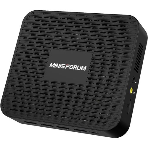 CHECARZHN--NO1-Minisforum Gk41 Mini Pc 8 Go Ddr4 256 Go Ssd Avec Processeur Celeron J4125 Quad Core (Jusqu' 2,7 Ghz) Mini Ordinateur De Bureau 4X Ports Usb 3.0 2X Gigabit Ethernet 4K Hdmi/Dp Wifi Do