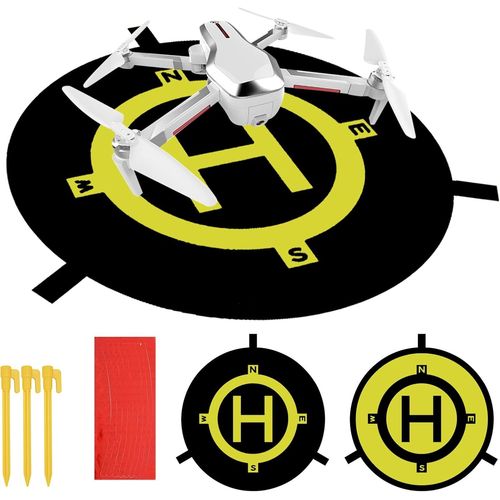 Checarzhn--No1-Piste Atterris Drone, Drone Landing Pad Pour Dji Mini 3 Pro, Pliable tanche Tapis Drone Pour/Dji Mini 2/ Mavic 3/ Dji Air 2s/ Dji Fpv/Mavic Mini 2/ Mavic Mini