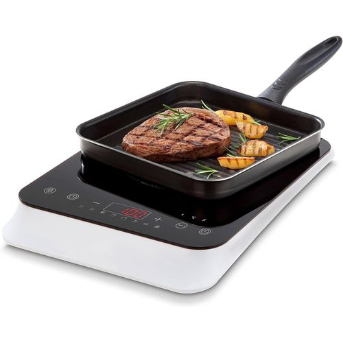 CHECARZHN--NO1-Plaque  Induction (2000 Watt, 8 Programmes Automatiques, Dtection De Casserole, Sensor Touch, Led Display, 10 Niveaux De Cuisson, Plaque En Verre Cristal, Md 18490)