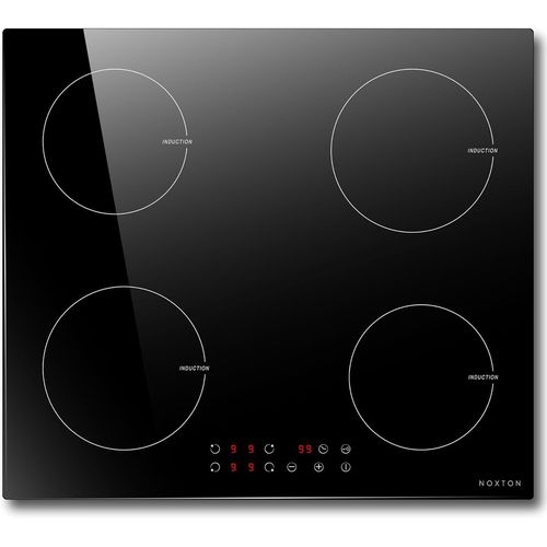 CHECARZHN--NO1-Plaque Induction 4 Feux Encastrable, Plaque Electrique 4 Foyers, Table De Cuisson Induction Avec Commande Tactile, Scurit Enfant, Minuterie, 220-240V 6400W, Sans Pr