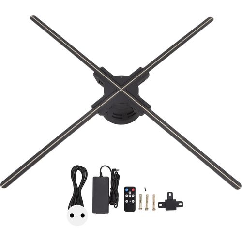 CHECARZHN--NO1-Projecteur De Ventilateur Holographique 3D De 70 Cm Avec Rsolution Hd, Interconnexion Wifi, Format Multimdia Multiple Pour Centres Commerciaux, Htels, Etc. (Pr Ue)