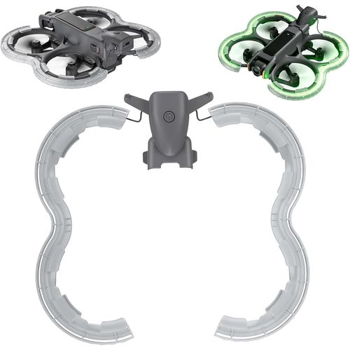 Checarzhn--No1-Protection D'hlice Anti-Collision Avec Lumires Led Clignotantes Pour Drone Dji Avata2 - Anneau De Protection Pare-Chocs - Lumire Clignotante - Coque En Tpu