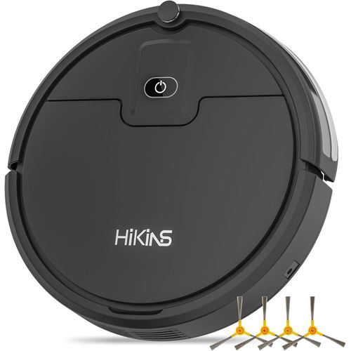 CHECARZHN--NO1-Robot Aspirateur, Aspirateur Robot Puissant 3000 Pa Pour Poils D'Animaux, Autonomie De 150 Minutes, Aspirateur Robot Auto-Chargeur, Tlcommande, Parfait Pour Les Sols Durs Et Les Tapis Bas