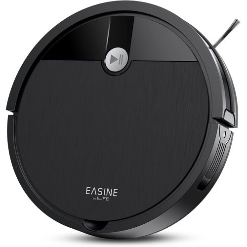 CHECARZHN--NO1-Robot Aspirateur, Sans Aspirateur Laveur Robot, Aspiration Puissante, Recharge Auto, Programmation, Tlcommande, Mince, Silencieux, Efficace Pour Poils Animaux & Sols Durs, E3