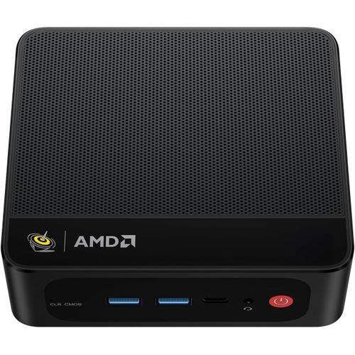 CHECARZHN--NO1-Ser5 Mini Pc, Mini Ordinateur Avec Amd Ryzen 5 5500U (6C/12T Jusqu' 4.0Ghz), 16Go Ddr4 So-Dimm + 500Go M.2 2280 Nvme Ssd, 2500Mbps Lan, Wifi 6, Bt 5.2, Dp, Hdmi, Type-C