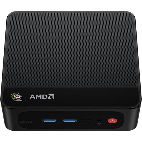CHECARZHN--NO1-Ser5 Pro Mini Pc, Amd Ryzen 7 5825U (8C/16T, Jusqu' 4,5 Ghz) 16Go Ddr4 Ram 500Go Nvme Ssd Mini Ordinateur De Bureau 4K 60Hz Triple cran, Wifi6+Bt5.2, Hdmi/Dp/Usb3.2