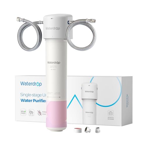 Checarzhn--No1-Systme De Filtre  Eau Sous vier Pour Les Soins Du Vi , Eau Douce, Baisse Du Tds, Enrichi En Strontium, Rduit 99,9% De La Bat?Ria, Rduit Les Rougeurs, Wd-Bfu1