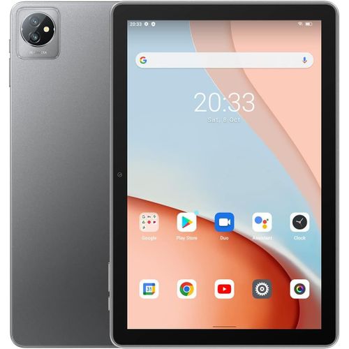 CHECARZHN--NO1-Tab 7 Tablette Android 12, 10,1 Pouces Avec cran Hd+ Ips, Quad-Core 5Go+64Go (1To Carte Sd Externe), Batterie 6580Mah, Camra 5Mp+2Mp, Wifi Bluetooth Type-C, Double Box Haut-Parleurs Gris