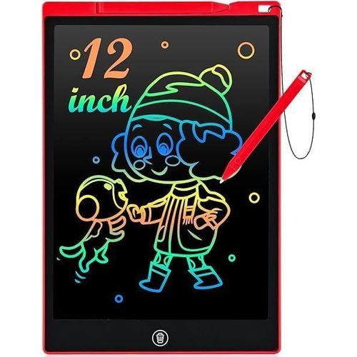 CHECARZHN--NO1-Tableau  Gribouiller Color De 12 Pouces Pour Enfants, Tableau D'criture Lcd Pour Doodle, Jouets De Dessin Pour 3 4 5 6 7 Ans, Cadeau Pour Les Enfants