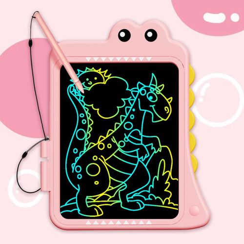 CHECARZHN--NO1-Tableau D'criture Lcd Pour Enfants, Jouet Dinosaure De 10 Pouces - Tableau  Gribouiller Color Pour Tout-Petits
