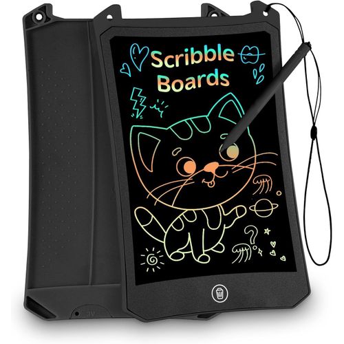 Checarzhn--No1-Tablette D'ecriture Lcd 8,5 Pouces, Jouet Enfant 2 3 4 5 6 7 8 Ans Tablette Pour Ecrire Cadeaux Garon Filles Jeux Exterieur Enfants Effacable Ecran Dessin Enfant Noir Toys Toddlers