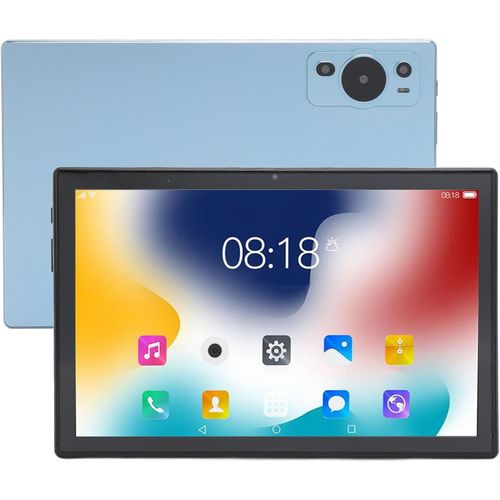 CHECARZHN--NO1-Tablette Hd De 10,1 Pouces, cran Ips 2560 X 1600, 8 Go De Ram, 256 Go De Rom, Android 13, 5G Wifi Bt5.2 4G Calling, 8Mp+16Mp Camras, Gps Fm, 8000Mah, Blue